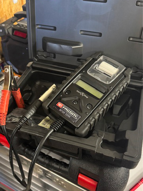 Vérification de la batterie